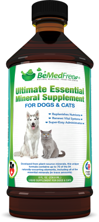 Ultimate Essential Mineral Supplement For Dogs, Cats & Other Pets from BeMedFree.com®
